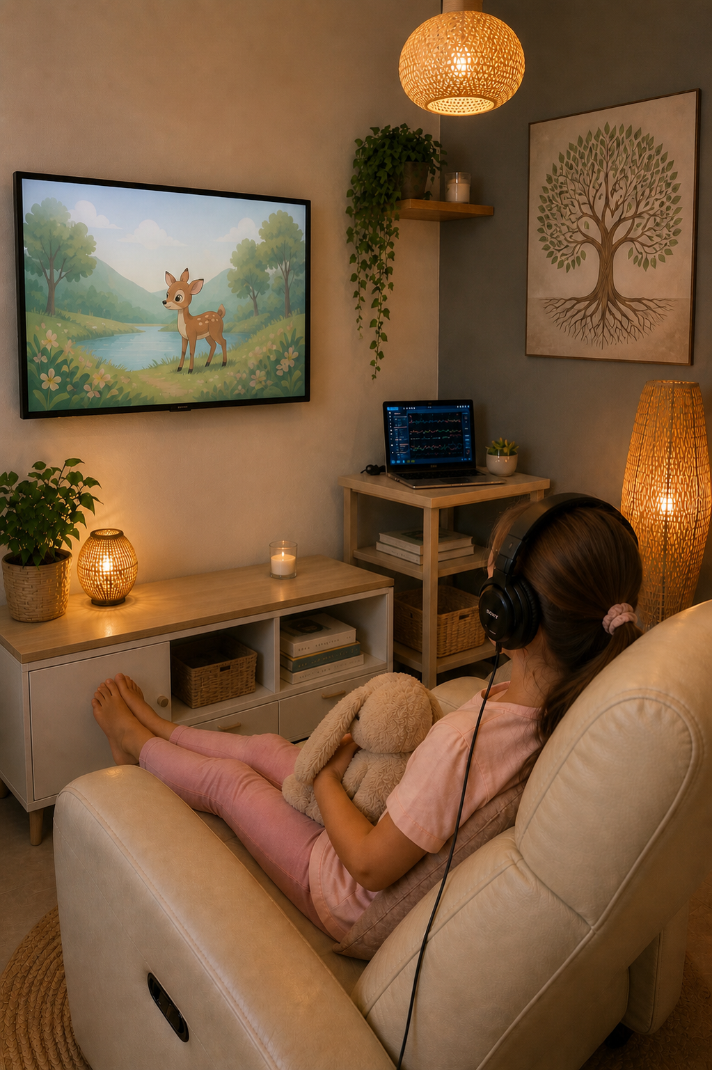 Séance de neurofeedback