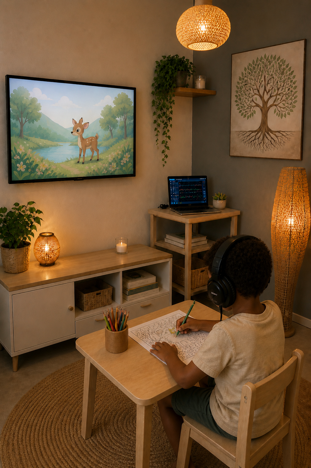 Séance de neurofeedback
