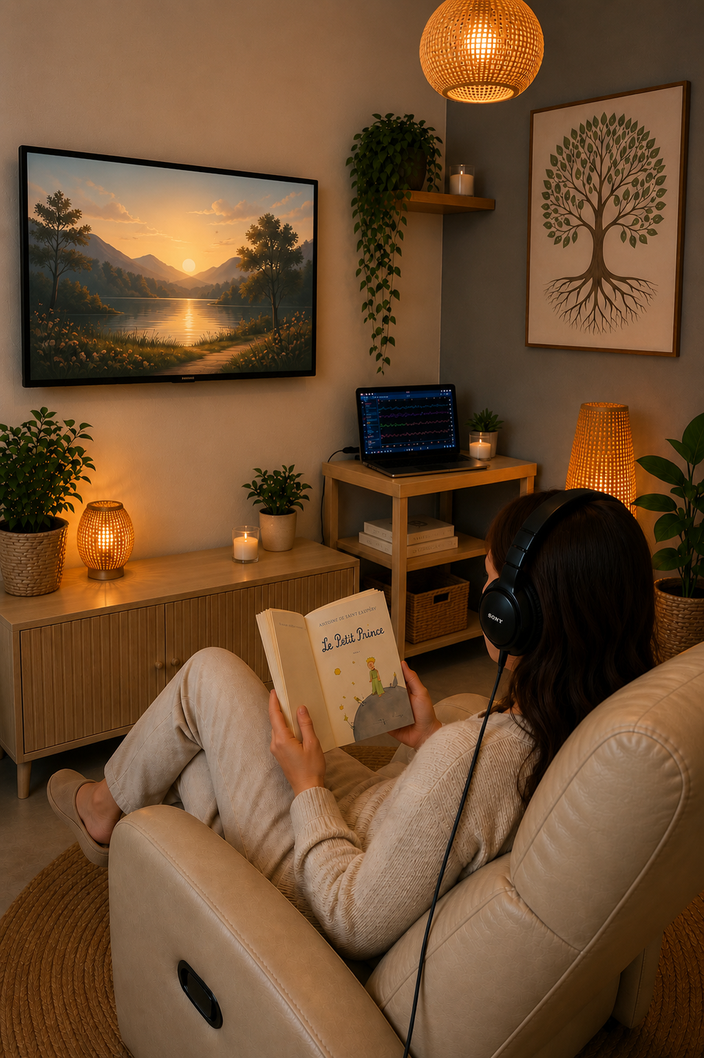 Séance de neurofeedback